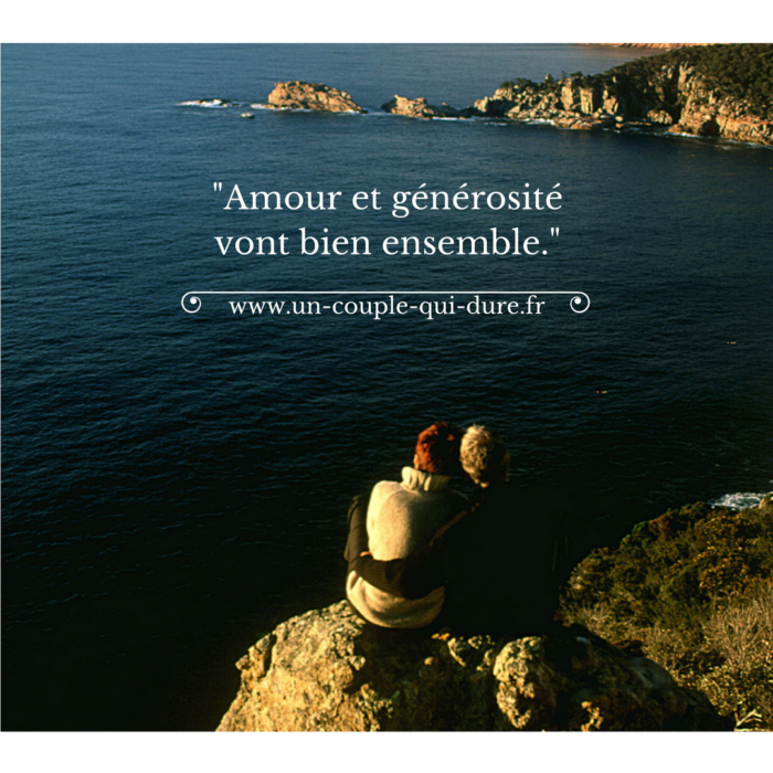 amour generosite